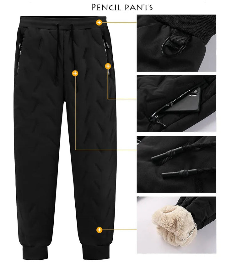 Oversized Hannes Fit heren joggingbroek, uiterst comfortabel en warm.