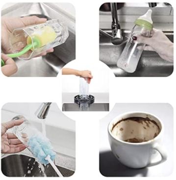 Efficiënte huishoudelijke drinkgerei reiniger voor de keuken; bespaart tijd bij het snel schoonmaken van glaswerk.