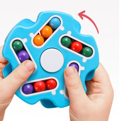 Cognitief puzzelspeelgoed: unisex draaibare kubus voor hersentraining en educatief plezier.
