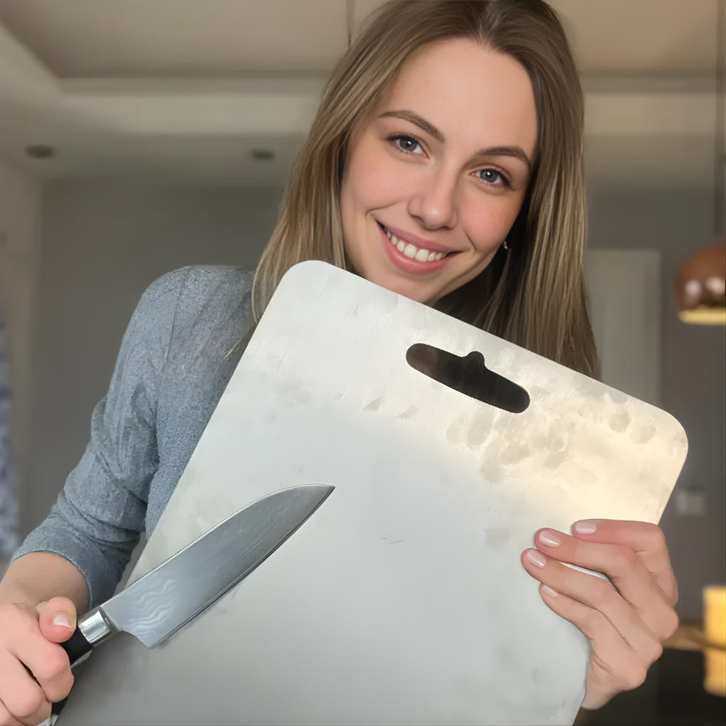 Premium titanium snijplank voor culinaire meesterwerken. Krasbestendig, hygiënisch en ideaal voor intensief koken.