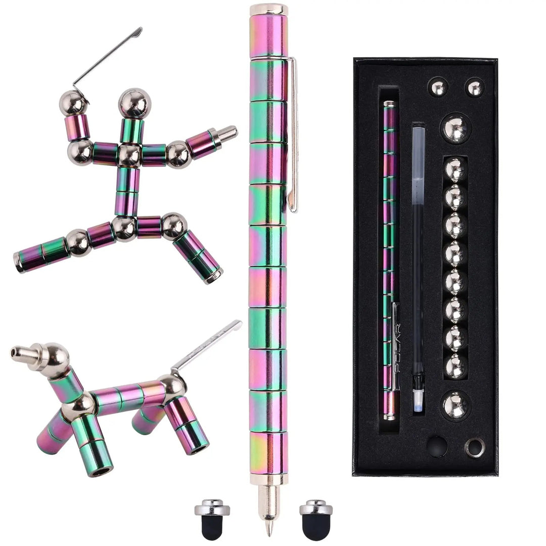 Creatieve magnetische fidget pen, stimuleert focus en vermindert stress, ideaal voor kantoorgebruik.