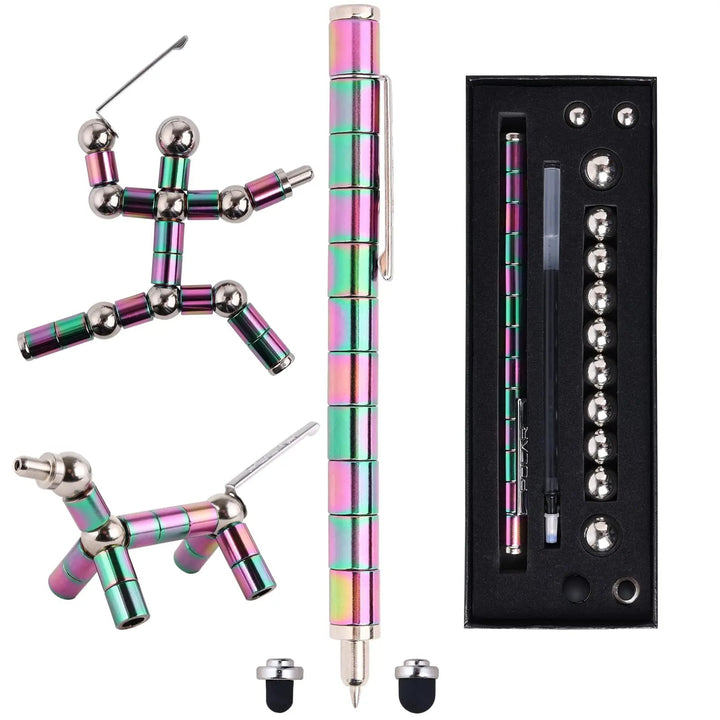 Creatieve magnetische fidget pen, stimuleert focus en vermindert stress, ideaal voor kantoorgebruik.