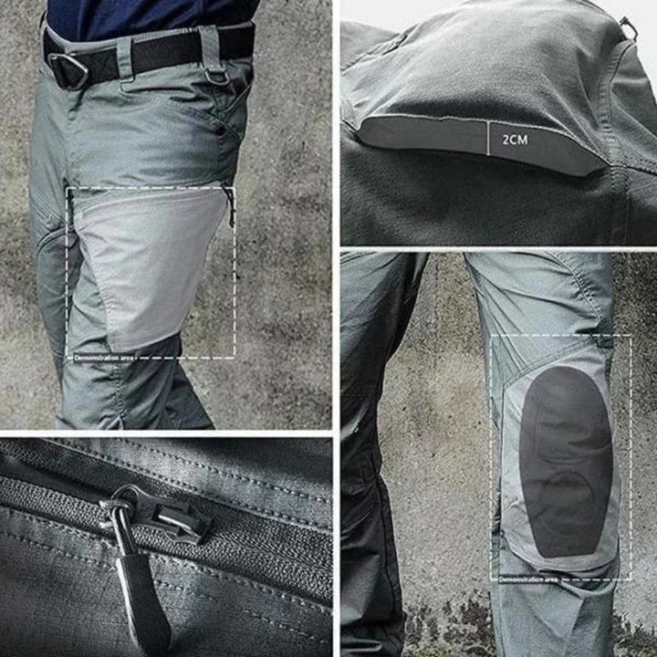 Premium heren cargo broek, tactisch en duurzaam, met stretch voor maximale bewegingsvrijheid tijdens outdoor activiteiten.