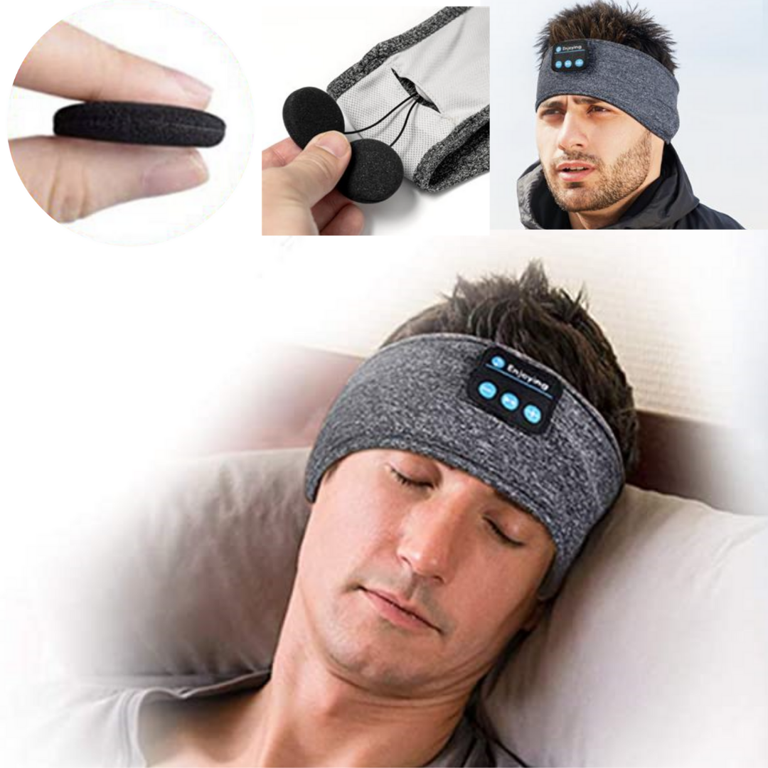 Unisex slaapmasker met geïntegreerde Bluetooth koptelefoon voor diepe, ongestoorde slaap en rust.