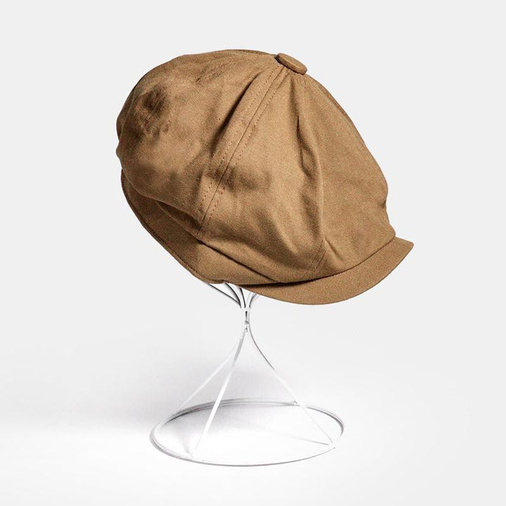 Klassieke heren flatcap pet, geïnspireerd op vintage design voor een retro uitstraling.