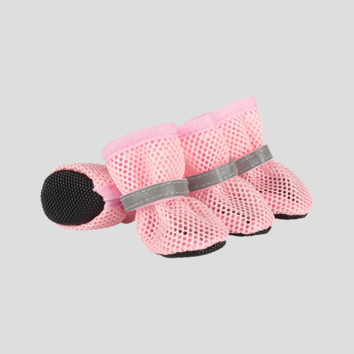 Comfortabele antislip hondenschoenen van rubber en katoen voor zomer en winter. Beschermt poten tegen hitte/kou.
