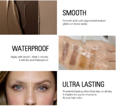 Resultaat van wenkbrauw tint: volle, perfect gevormde wenkbrauwen met een natuurlijke, langhoudende kleur.