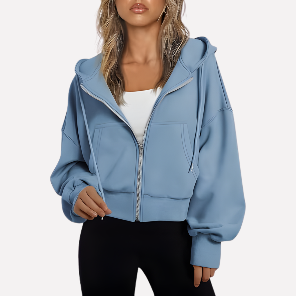 Modieuze dames pullover met grafische print, lange mouwen en rondehals voor casual comfort.