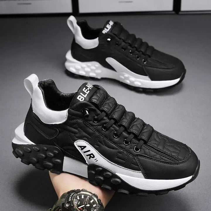 Modieuze Hoymans heren platform schoenen met een verhoogde zool, voor een comfortabele en stijlvolle boost.