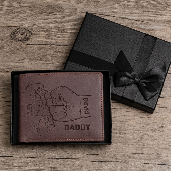 Zwarte leren heren portemonnee, een tijdloos en elegant cadeau idee voor elke gelegenheid.