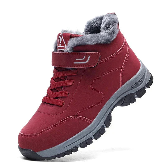 Detail van de antislipzool van de uniseks WinterPro laarzen, biedt veiligheid en comfort.