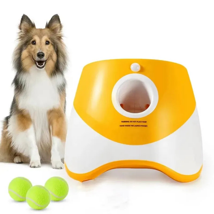 Oplaadbare automatische ballenwerper voor honden, ideaal voor interactief apporteerplezier en training.