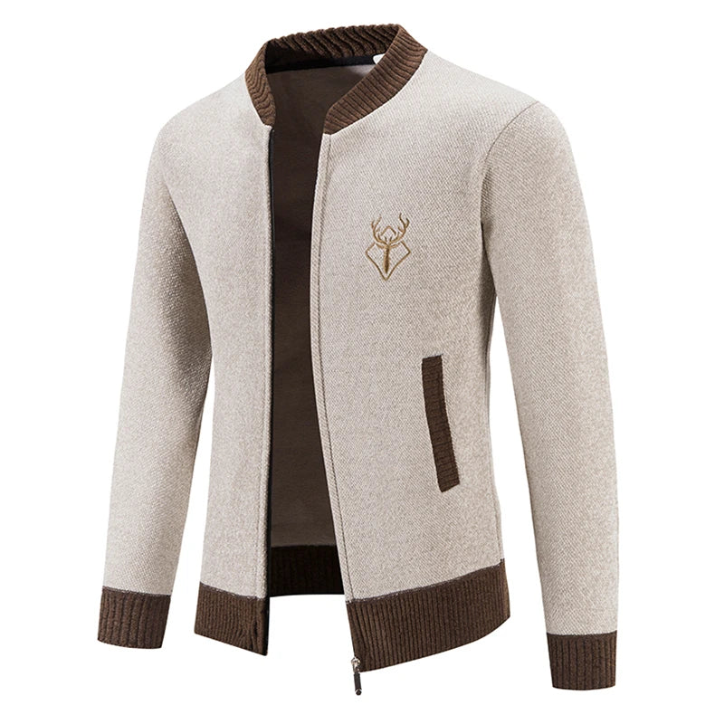 Comfortabel en stijlvol heren gebreid vest, perfect voor gelaagde herfst- en winteroutfits.