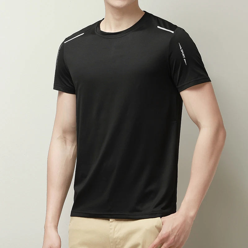 Hoymans mannen sport t-shirt, sneldrogend en ademend, ideaal voor fitness & gym workouts. Comfortabele herenkleding.