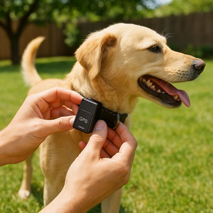 Betrouwbare huisdier tracker: mini GPS-tracker met real-time positie voor de veiligheid van uw dier.