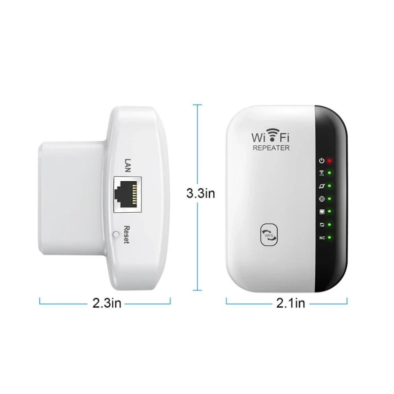 Geniet van snel internet voor online gamen en streaming met deze wifi-router extender.