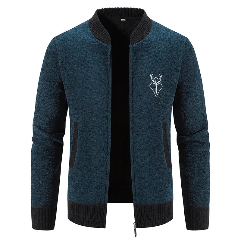Stijlvol heren vest met mouwen, perfect voor streetstyle en casual wintermode.