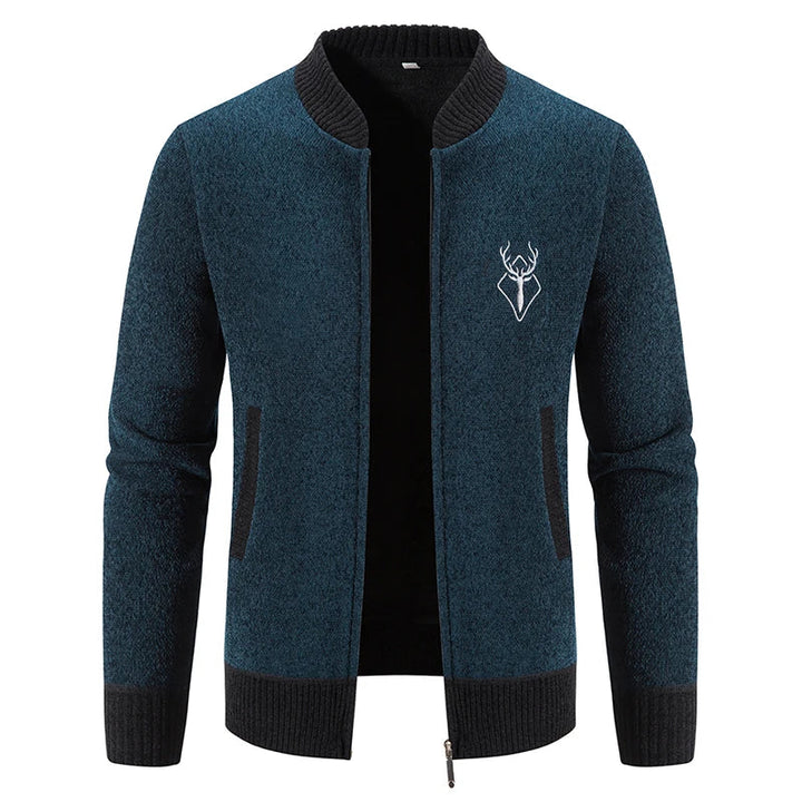 Stijlvol heren vest met mouwen, perfect voor streetstyle en casual wintermode.