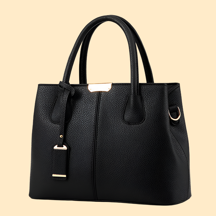 Verfijnde leren schoudertas voor dames, een stijlvol en duurzaam mode accessoire.