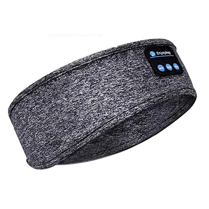 Unisex Bluetooth slaapmasker hoofdband met geïntegreerde draadloze koptelefoon voor slaap en ontspanning.