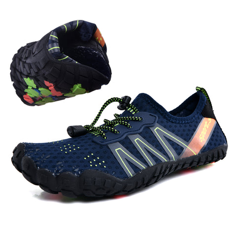 Sportieve unisex blotevoeten waterschoenen, ideaal voor wateractiviteiten. Sneldrogend met antislipzool.