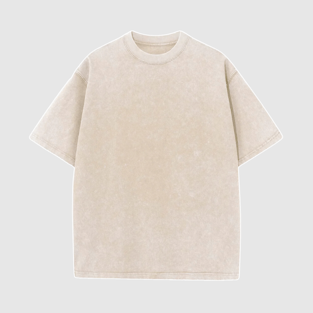 Nieuwe collectie: Trendy heren oversized T-shirt met washed effect. Zomerkleding voor een stijlvolle casual look.