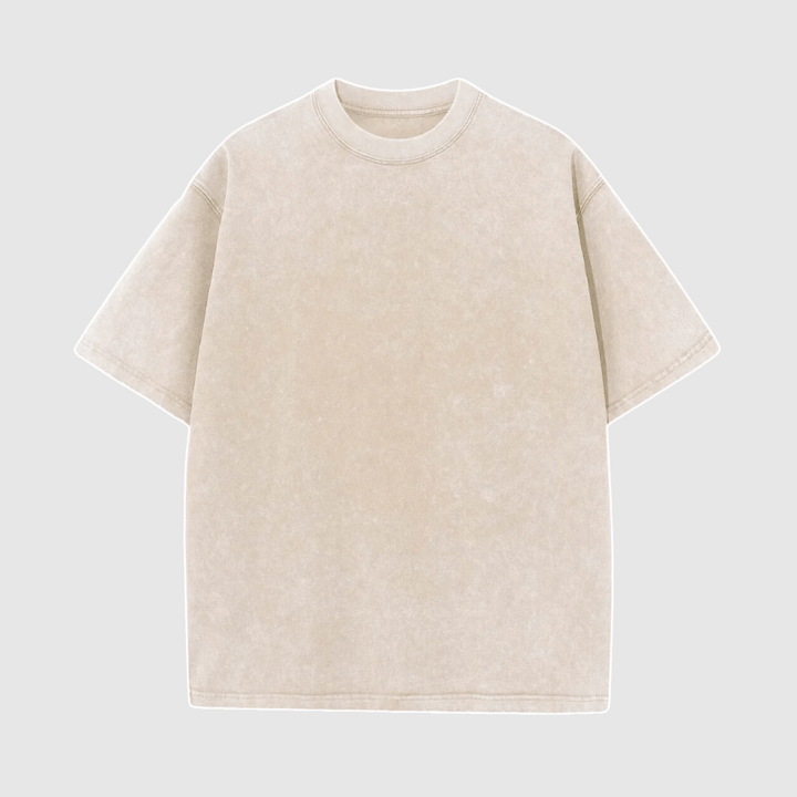 Nieuwe collectie: Trendy heren oversized T-shirt met washed effect. Zomerkleding voor een stijlvolle casual look.