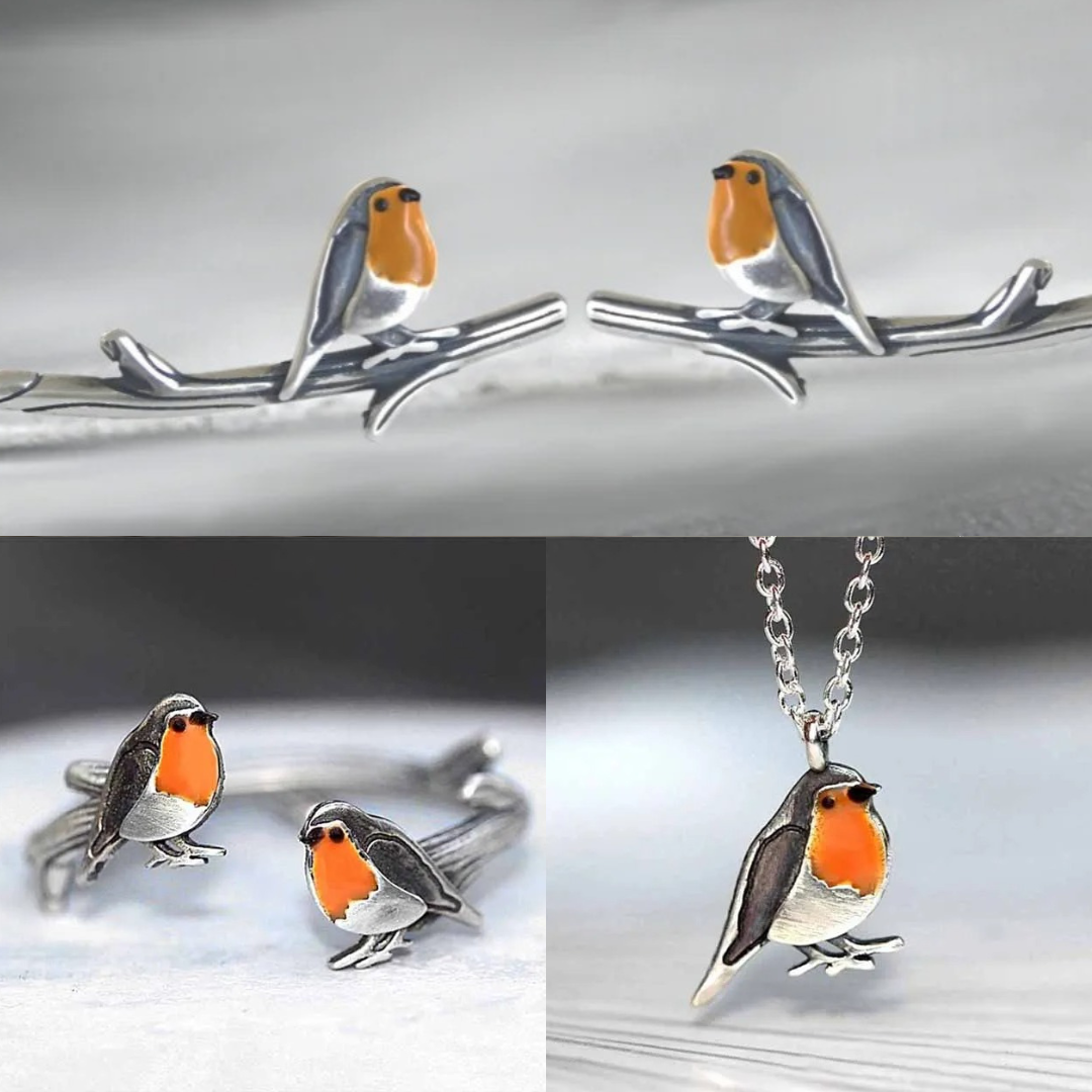 Betekenisvol cadeau: geluksvogel sieradenset voor dames, een symbool van hoop en een nieuw begin. Perfect presentje.