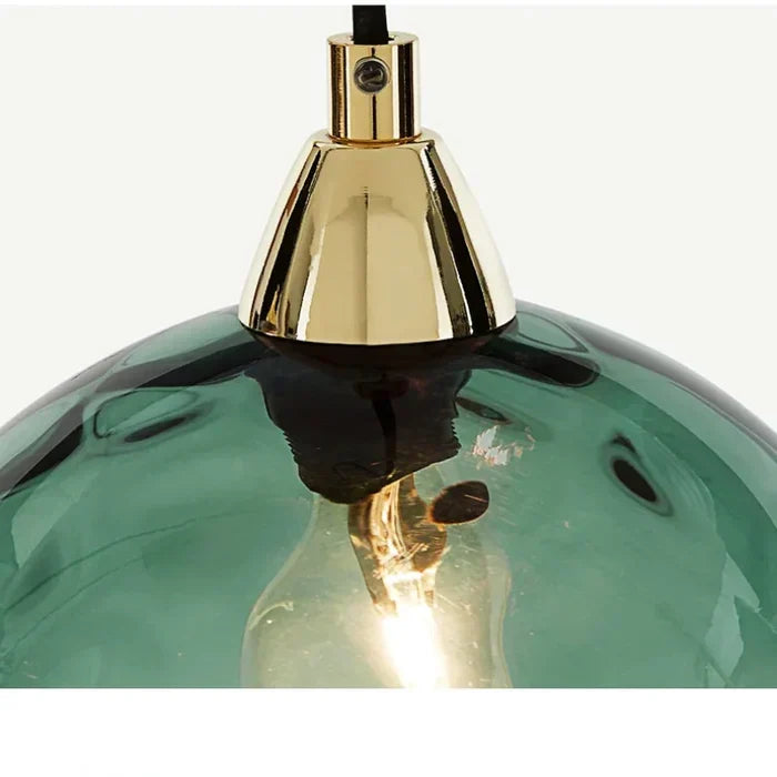 Helderglazen bol hanglamp, modern design, ideale decoratie en verlichting.