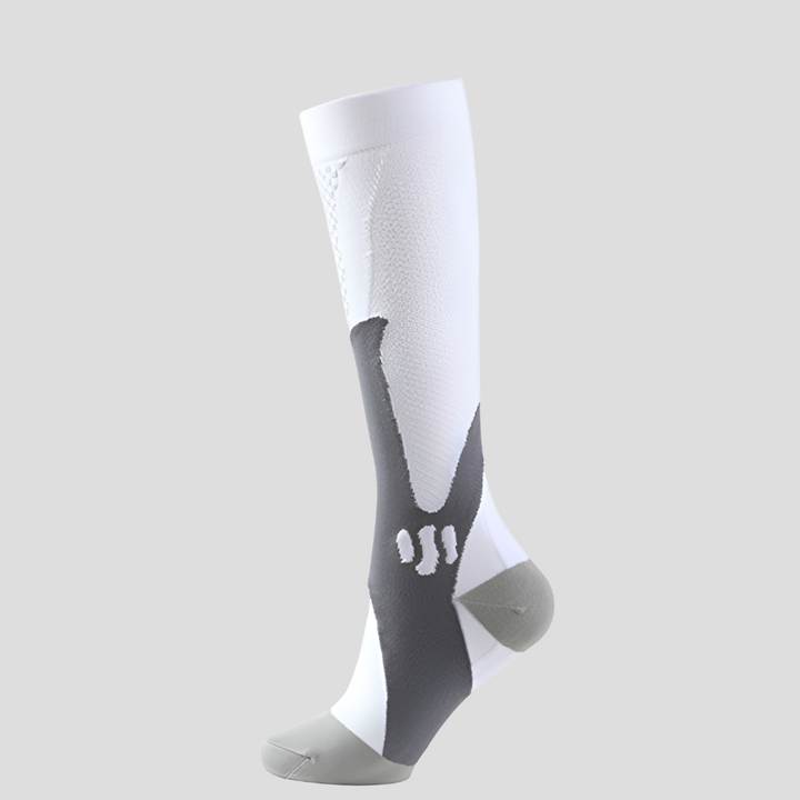 Zachte katoenen compressiekousen, unisex, bieden ultiem comfort en ondersteuning voor gezonde benen.