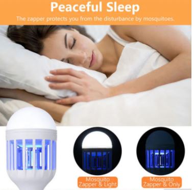 Chemischvrije LED muggenlamp. Veilig en gezond ongediertebestrijding voor binnen & buiten zonder chemicaliën.