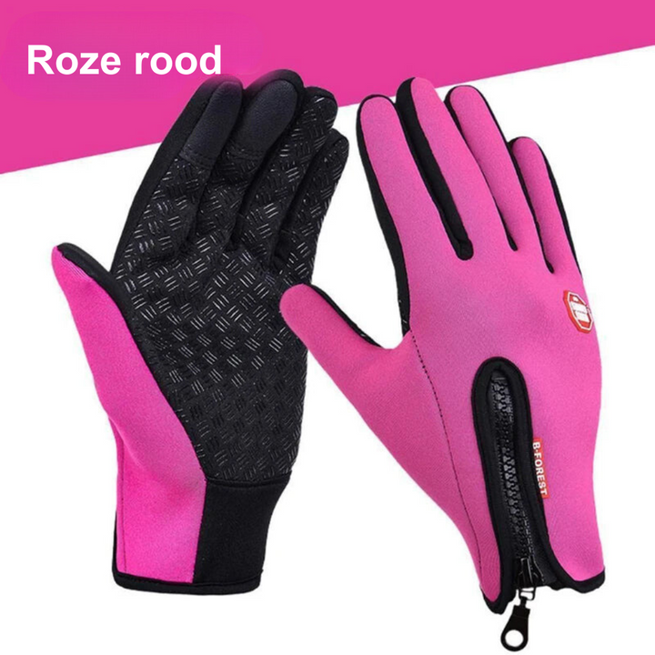 Comfortabele thermische heren handschoenen, flexibel en warm; optimale grip voor sport en winter.