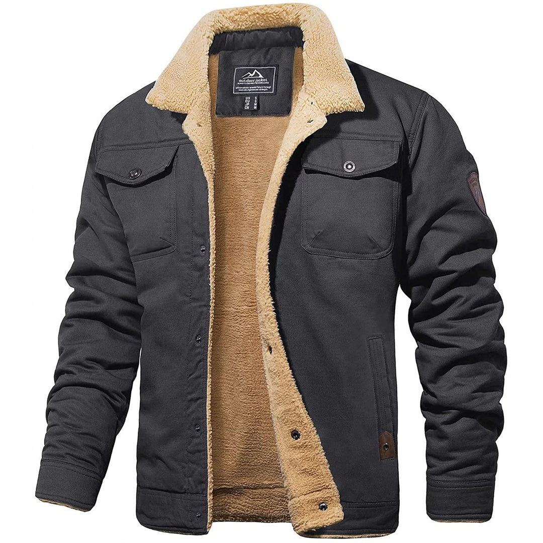 Comfortabel blauw Rico bomberjack: veelzijdige heren winterjas. Geschikt voor casual herenmode en buitenkleding.