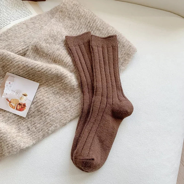 Warme dames sokken; luxueuze comfort sokken die je voeten heerlijk warm houden.