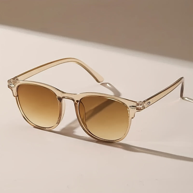 Modebewuste heren retro zonnebril. Kwalitatieve bril met UV-bescherming, een must-have accessoire.