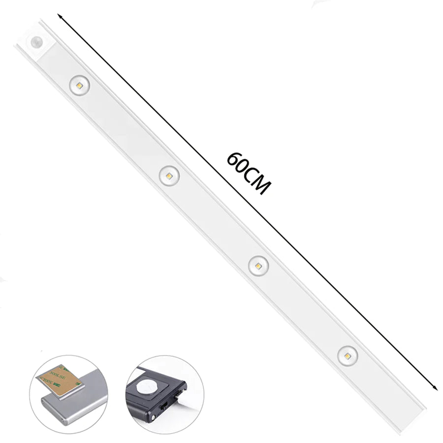Instelbare sfeerverlichting met deze slimme LED wandlamp en bewegingssensor, perfect voor jouw woning.