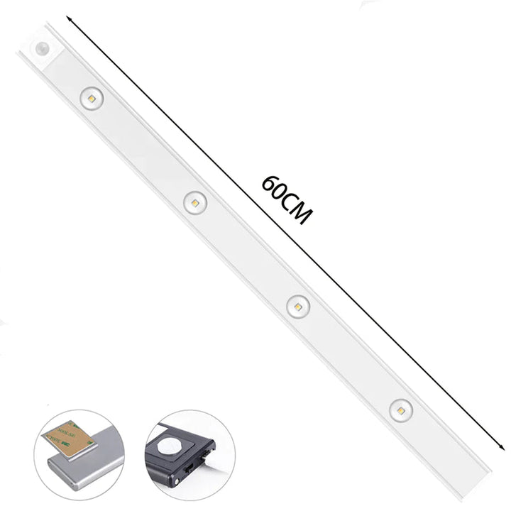 Instelbare sfeerverlichting met deze slimme LED wandlamp en bewegingssensor, perfect voor jouw woning.