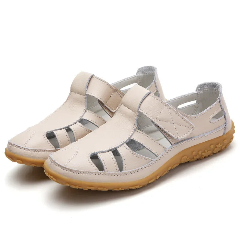 Ideale dames sandalen voor de zomer: anti-slip zool en orthopedisch voetbed voor dagelijks comfort.