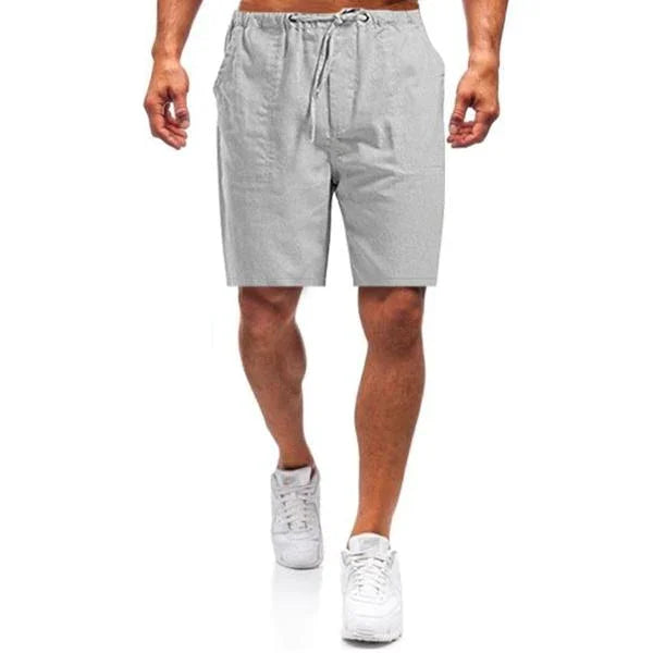 Casual linnen heren korte broek Nils, ademend & lichtgewicht. Essentieel voor warme zomerdagen.