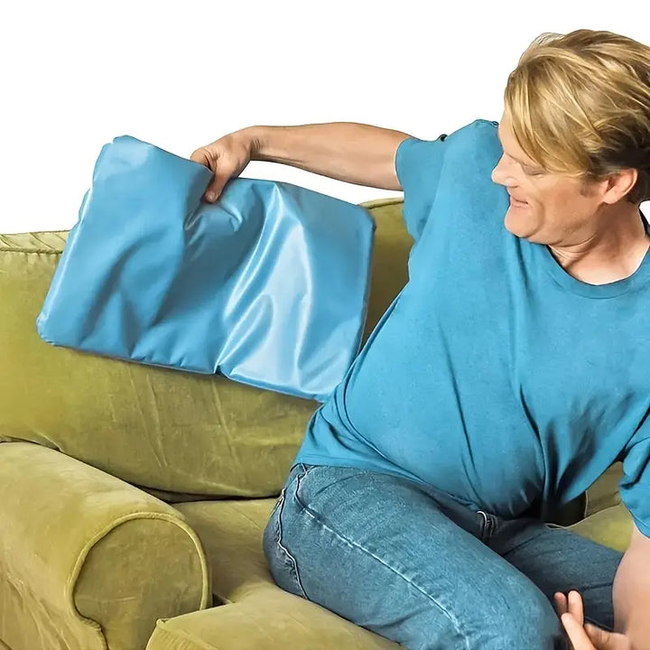 Verkoelend gel kussen van microvezel voor verfrissend slaapcomfort en ontspanning.