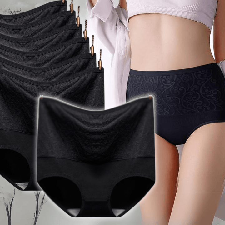 Set van 5 lekvrije damesonderbroeken; comfortabel menstruatie ondergoed voor dagelijkse zekerheid.