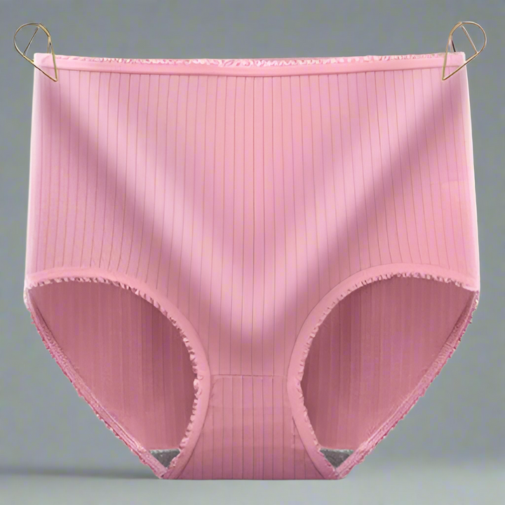 Ademend lekvrij ondergoed, set van 5 comfortabele slips voor vrouwen die bescherming zoeken.