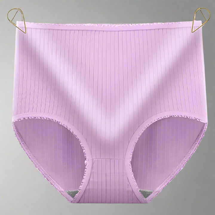 Zwarte lekvrije onderbroek met zachte stof, comfortabele lingerie voor vrouwen met bescherming.