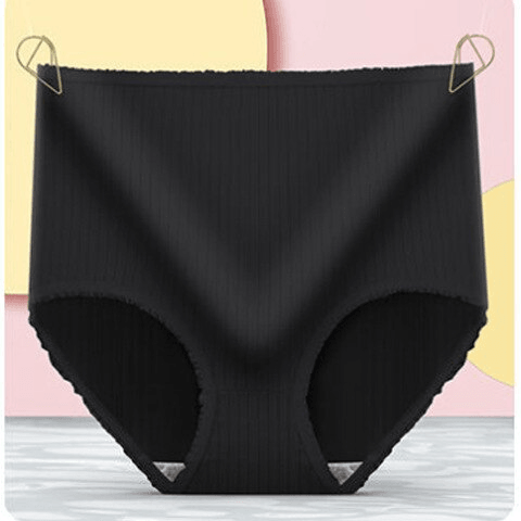 Lekvrij, absorberend, herbruikbaar dames ondergoed set. Comfortabel menstruatie ondergoed voor elke dag.