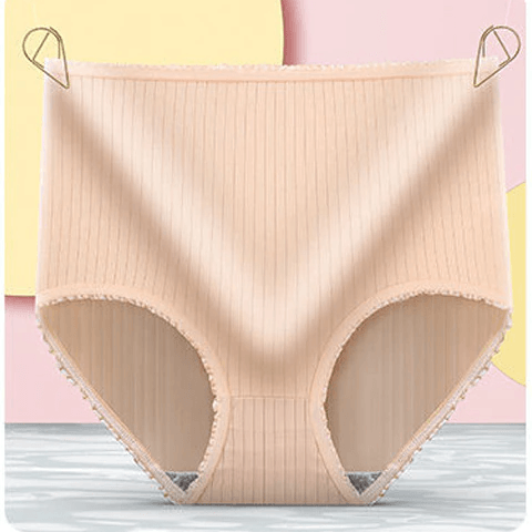 Elegante lekvrije onderbroek set voor dames. Biedt comfort en bescherming tijdens de menstruatie.