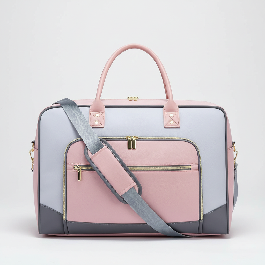 Handige 4-delige reisset van polyester; ideaal als handbagage en weekendtas voor korte trips en zakenreizen.