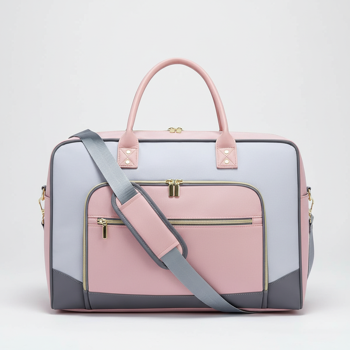 Handige 4-delige reisset van polyester; ideaal als handbagage en weekendtas voor korte trips en zakenreizen.