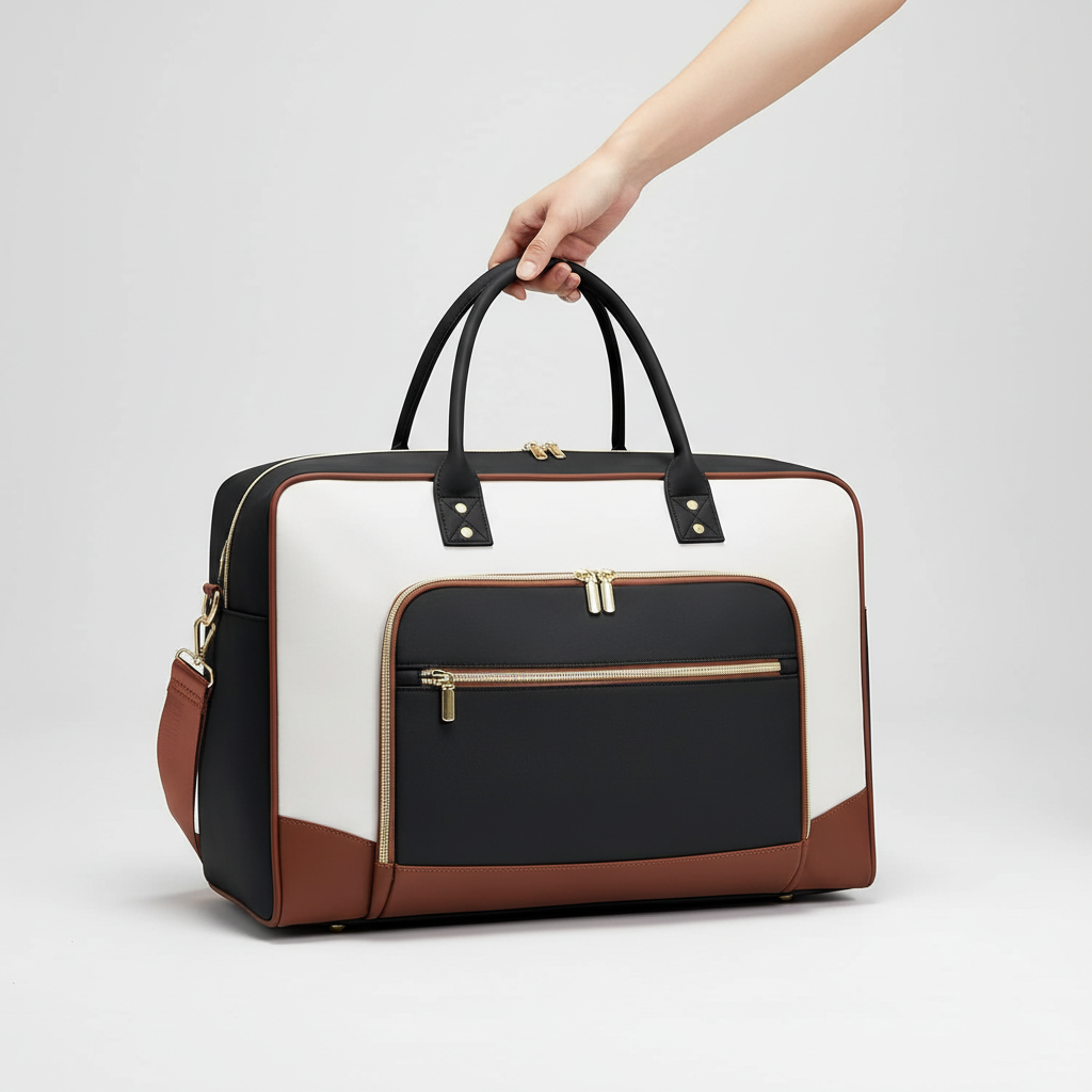 Multifunctionele compacte polyester reisset van 4 delen, perfect voor bagage organisatie en gemakkelijk meenemen.