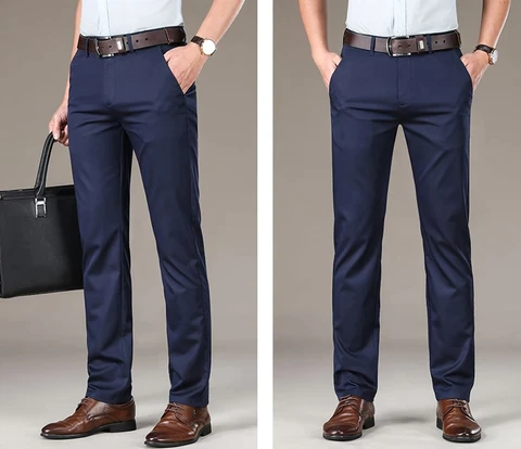 Stijlvolle heren stretch pantalon Jones in zwart. Comfortabele en veelzijdige broek voor elke gelegenheid.