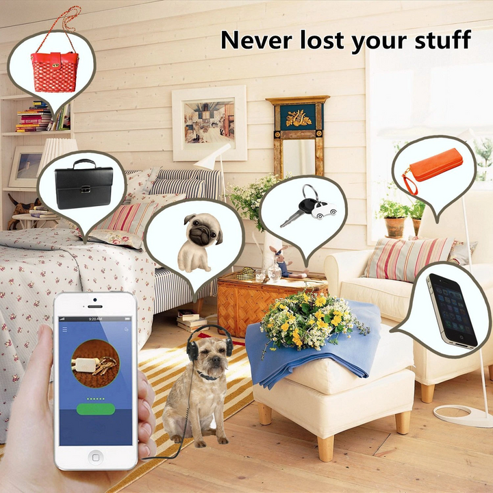 Geruststellende Bluetooth GPS tracker voor je huisdier. Voorkom vermissing en garandeer de veiligheid van je hond of kat.